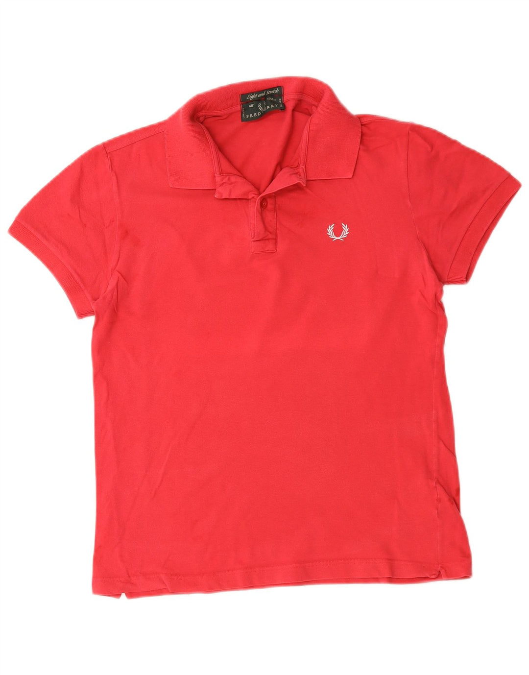 Camisa polo masculina Fred Perry médio algodão vermelho