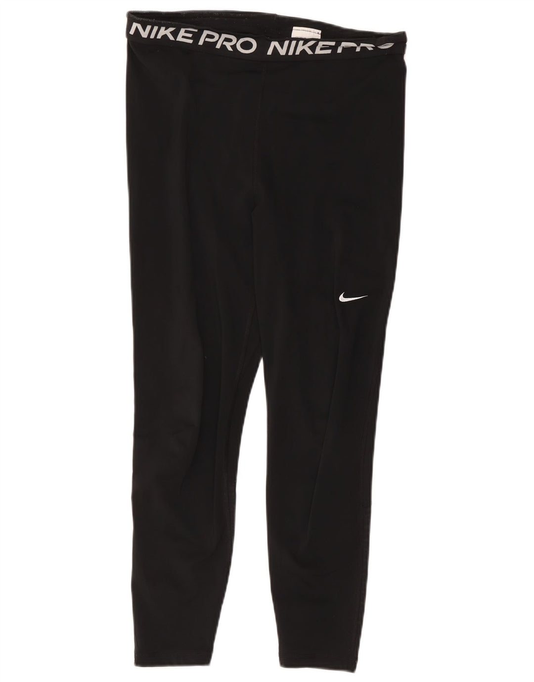 Leggings Nike Dri Fit Crop Graphic UK 14 Grande Poliéster Preto