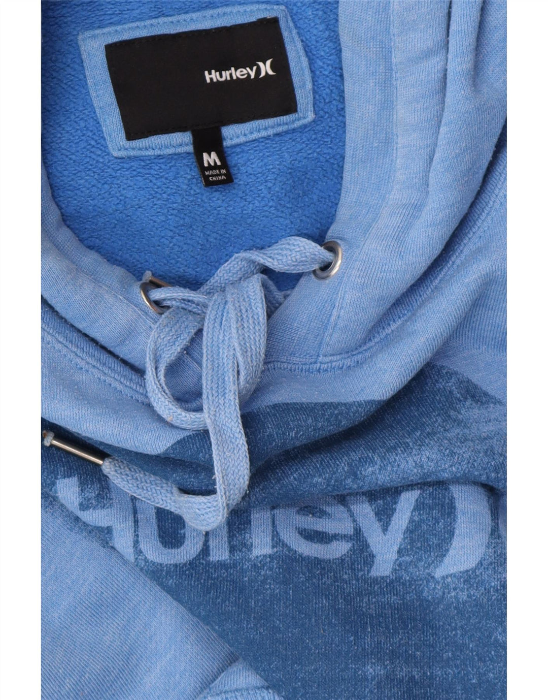 Suéter com capuz gráfico feminino HURLEY UK 14 azul médio