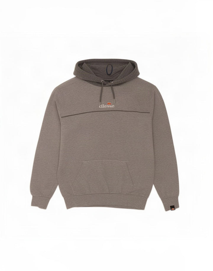 Ellesse moletom masculino com capuz cinza médio algodão