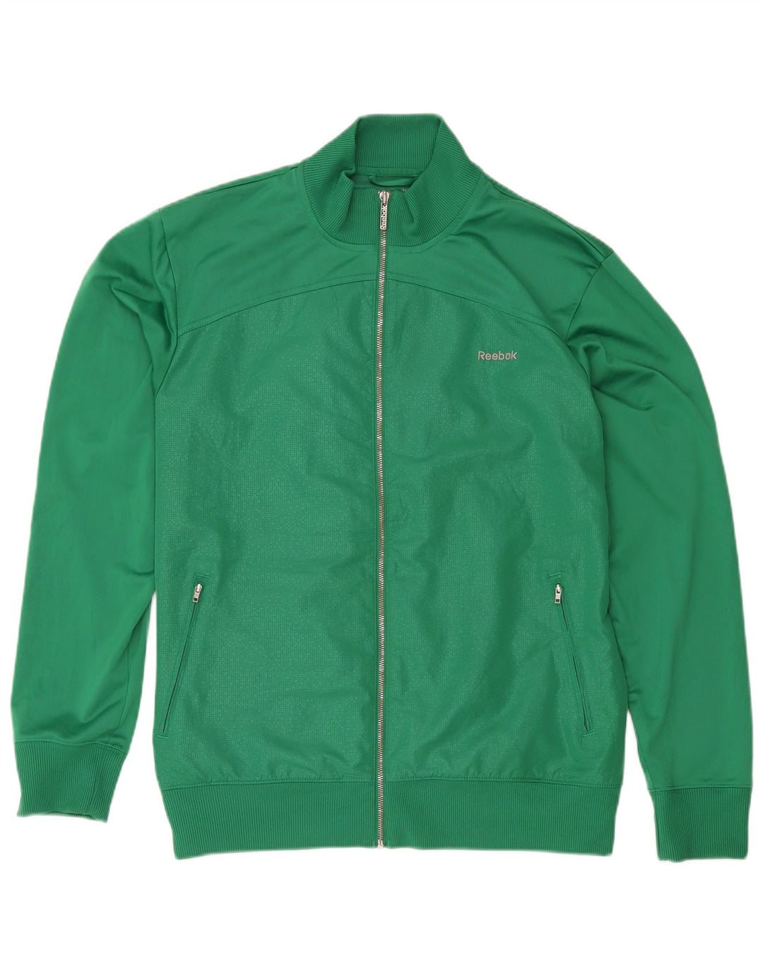 Reebok Mens Treino Top Jaqueta XL Verde Poliéster