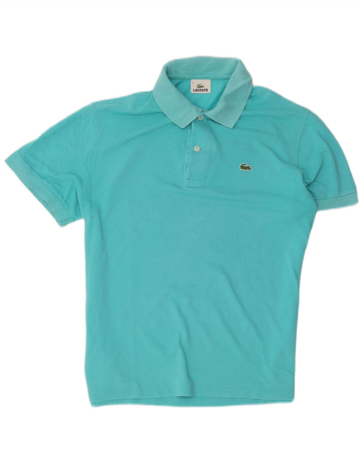 Camisa polo masculina Lacoste tamanho 5 grande algodão turquesa