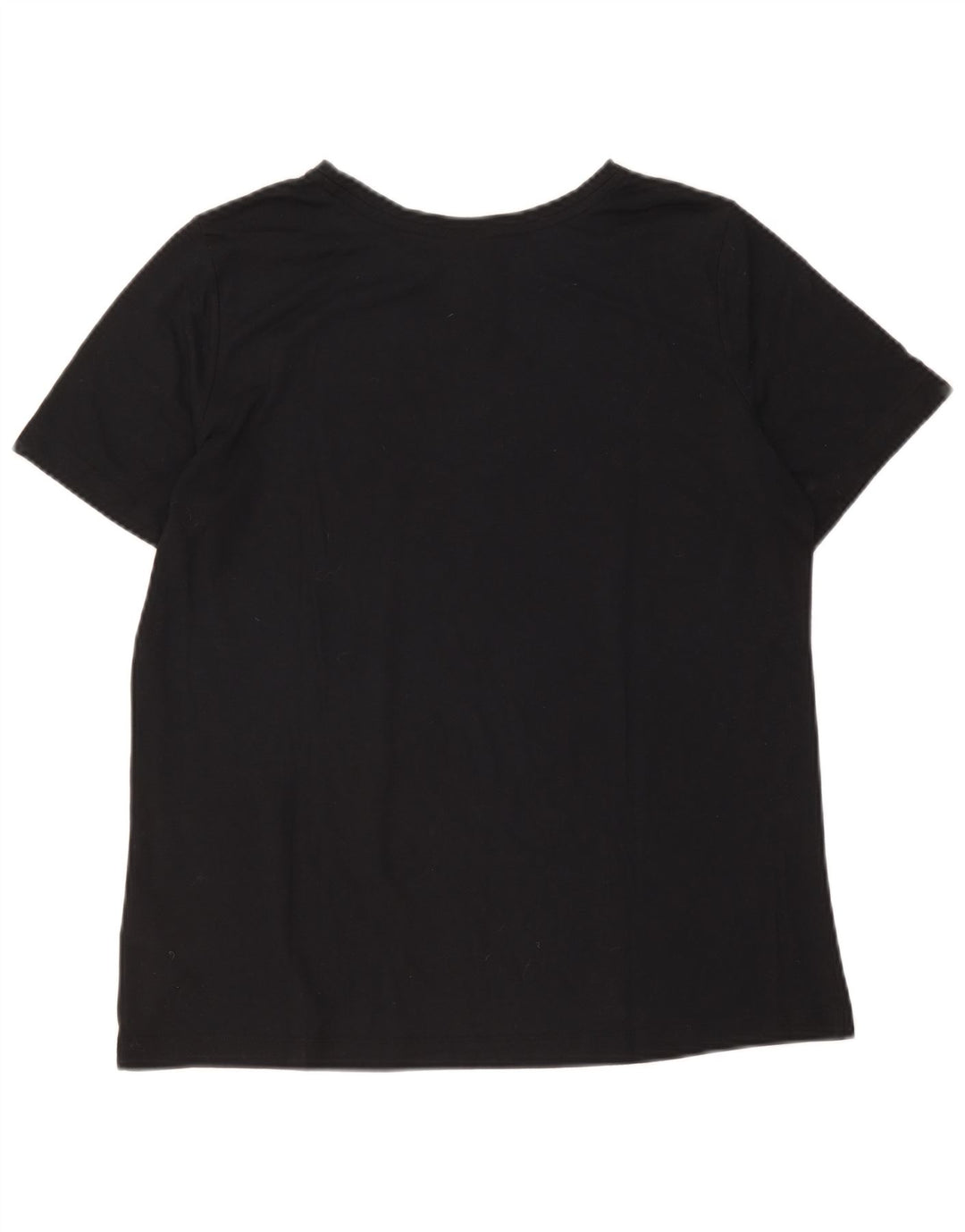 Camiseta Nike Feminina Graphic Top UK 14 Médio Preto Poliéster