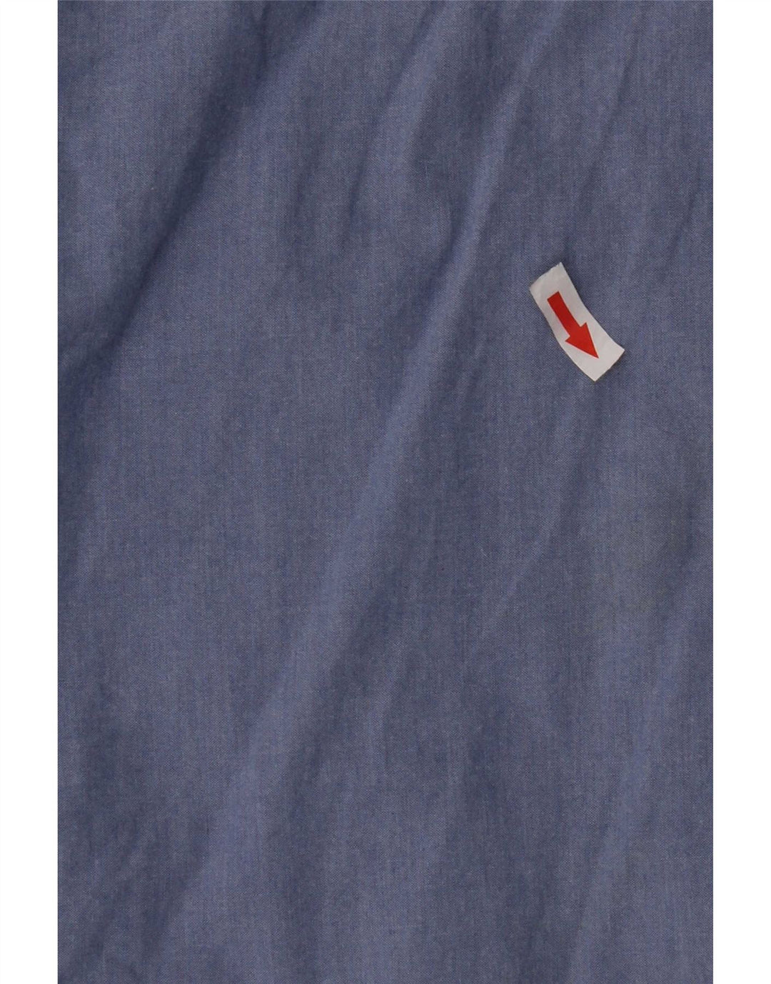 Camisa feminina Superdry manga curta regular fit XL azul algodão