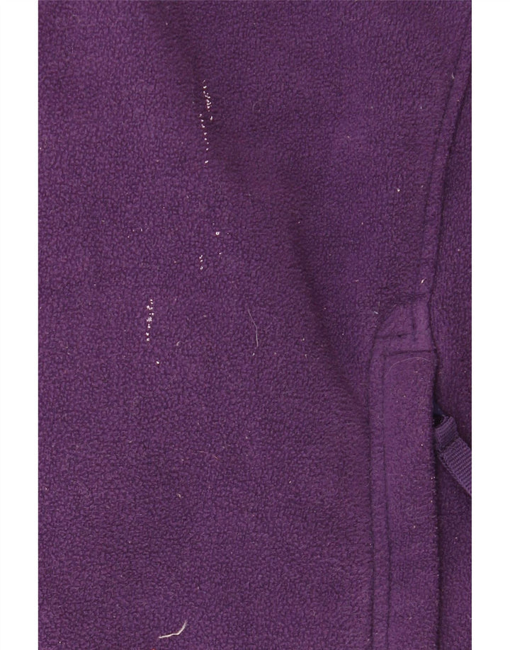Grande poliéster roxo Reino Unido do revestimento do velo das mulheres do armazém da montanha