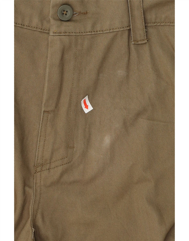DECATHLON Mens Straight Cargo Trousers W41 L29 Khaki Cotton Vintage Decathlon and Second-Hand Decathlon from Messina Hembry 