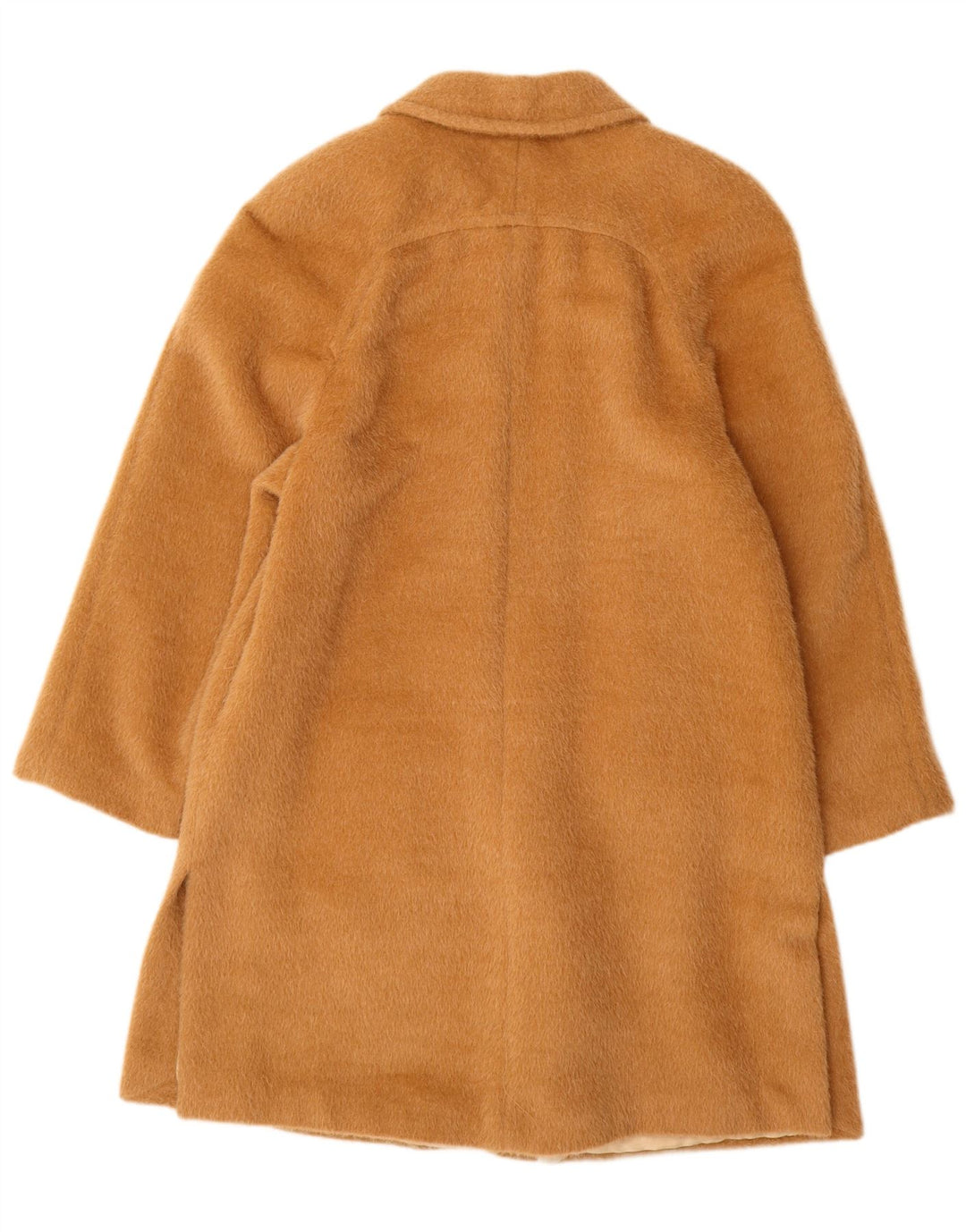 Sobretudo feminino vintage UK 12 bege médio