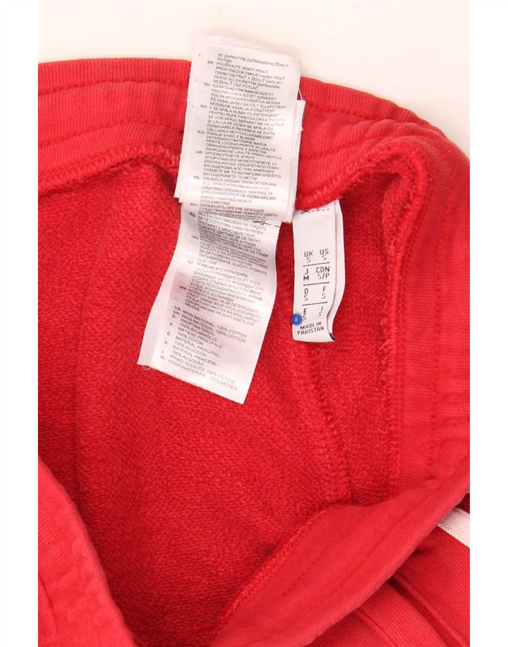 Adidas Mens Sport Shorts Pequeno Algodão Vermelho