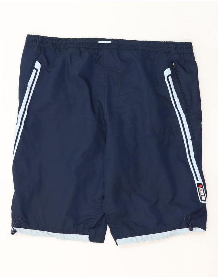 Shorts esportivos masculinos NIKE grandes poliéster azul marinho