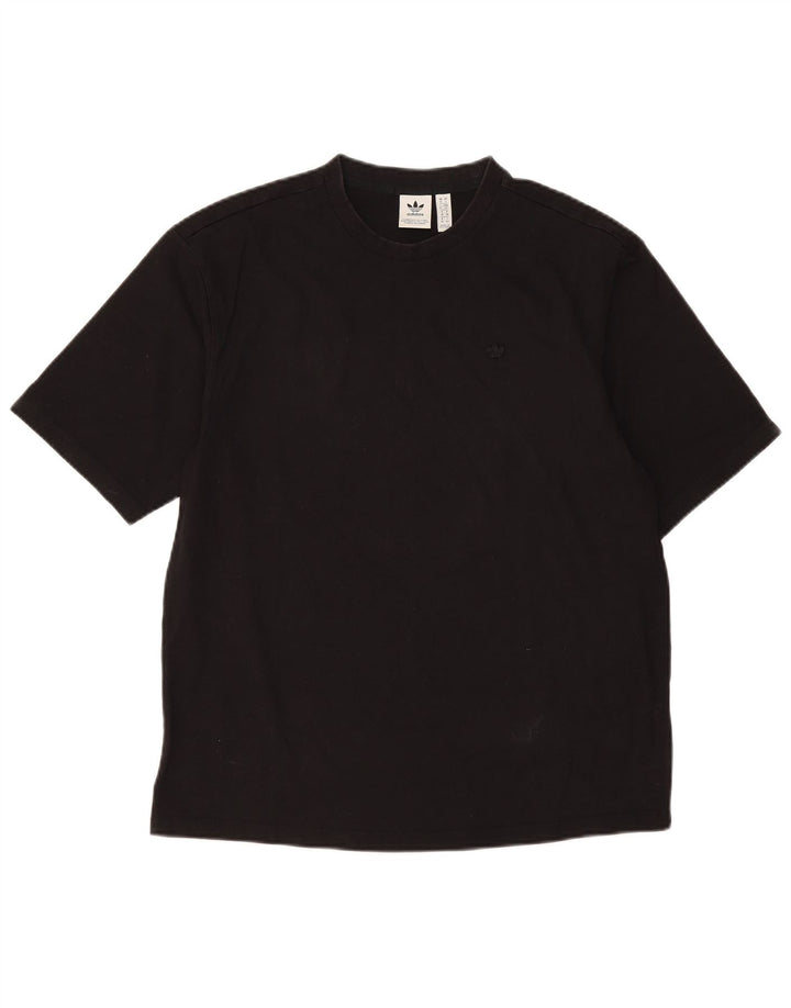 Camiseta Adidas Feminina Oversized Top UK 10 Pequena Preta