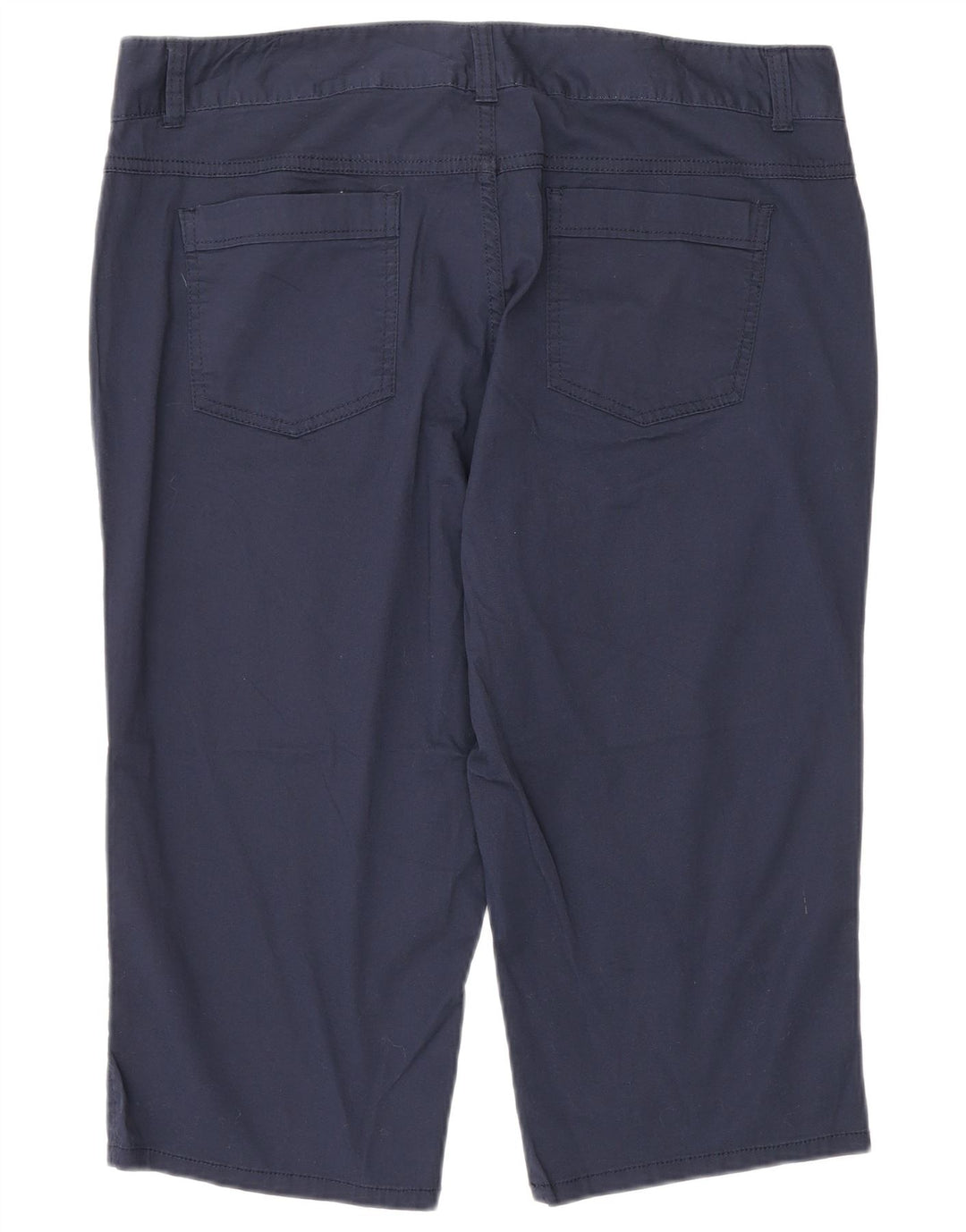 Bermuda feminina DOCKERS US 14 XL W34 azul marinho algodão