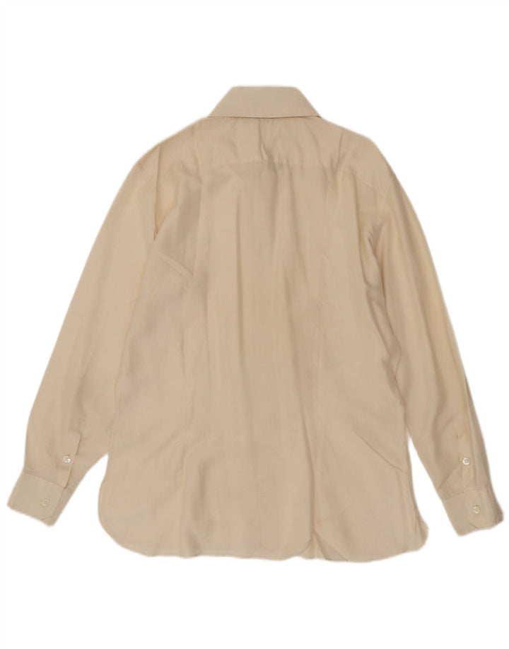 Camisa masculina GORENA tamanho 40 seda bege médio