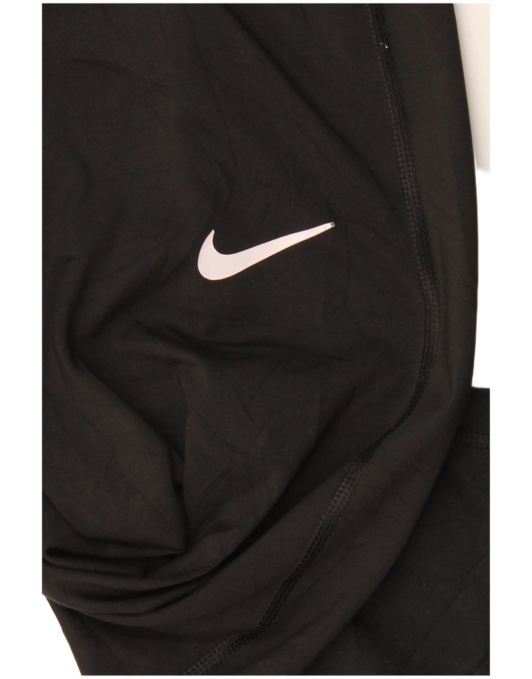 Leggings femininas Nike Dri Fit Graphic UK 10 pequenas pretas de poliéster