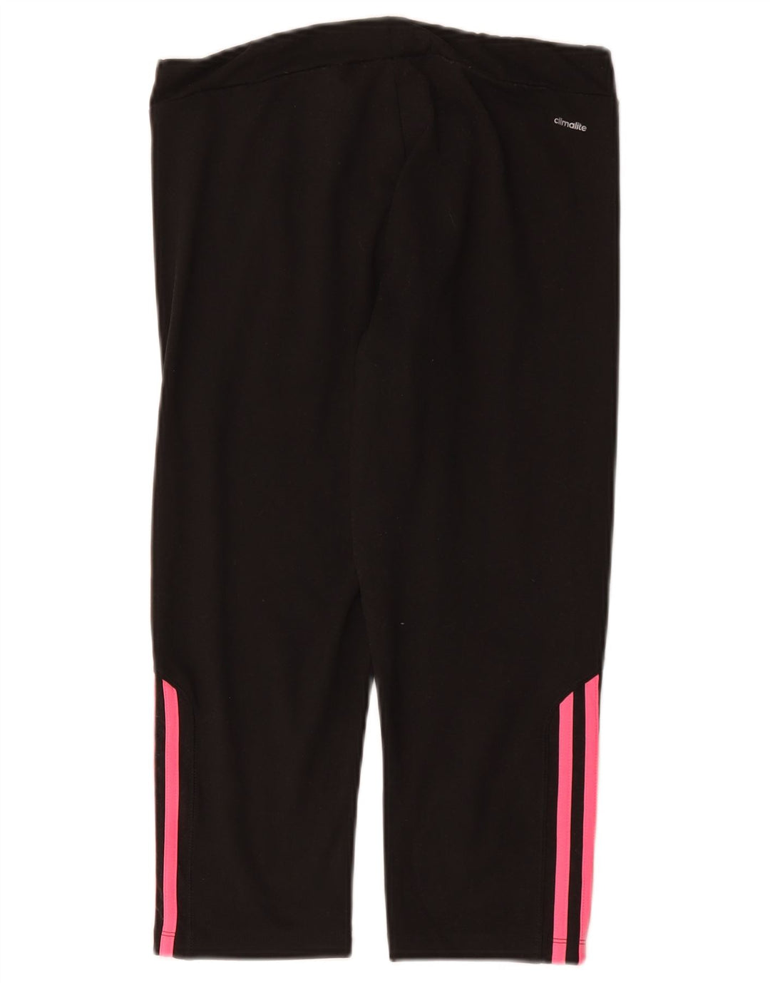 Adidas Womens Climalite Capri Leggings UK 12/14 Médio Preto Poliéster