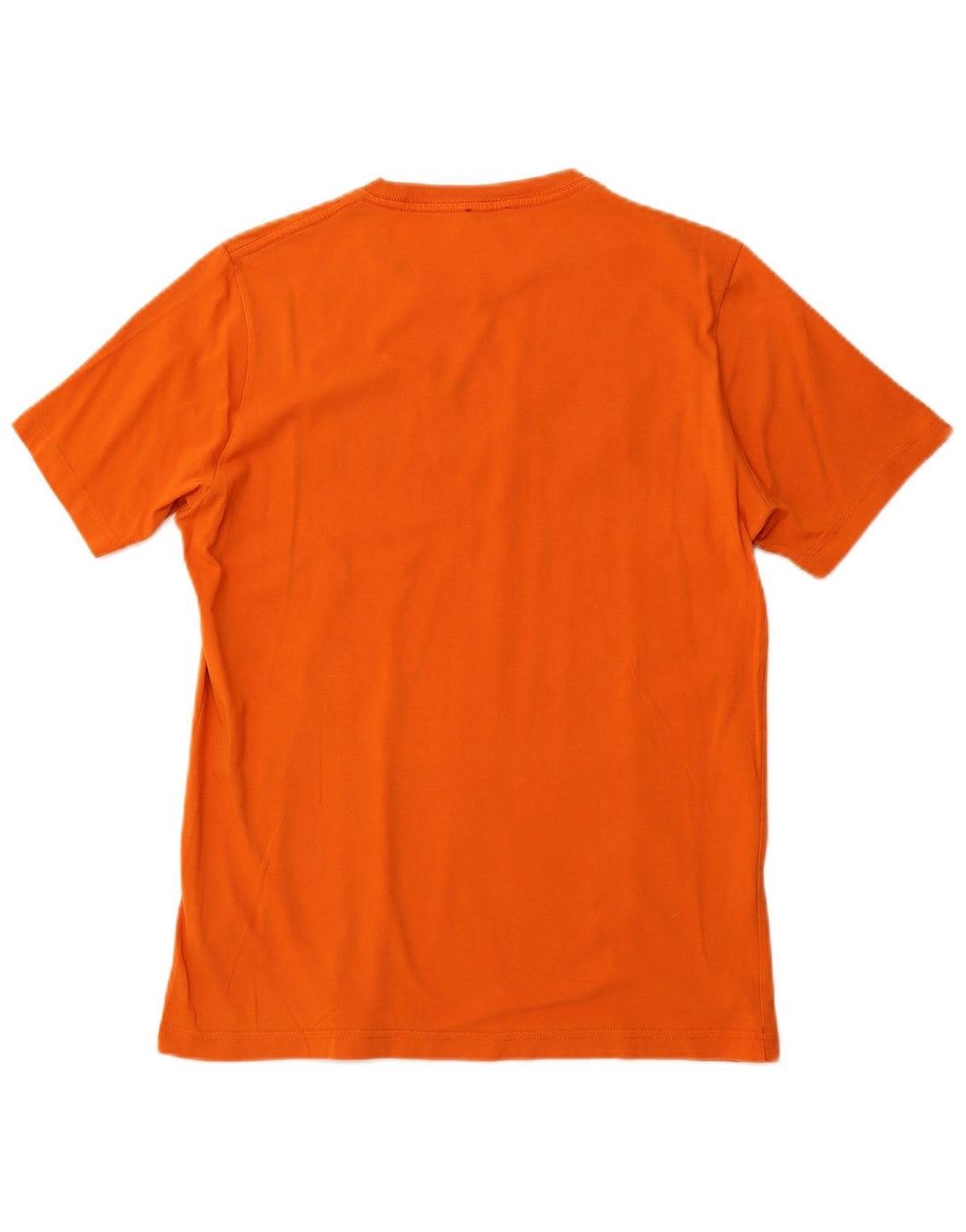 DIESEL Camiseta masculina gráfica Top médio algodão laranja