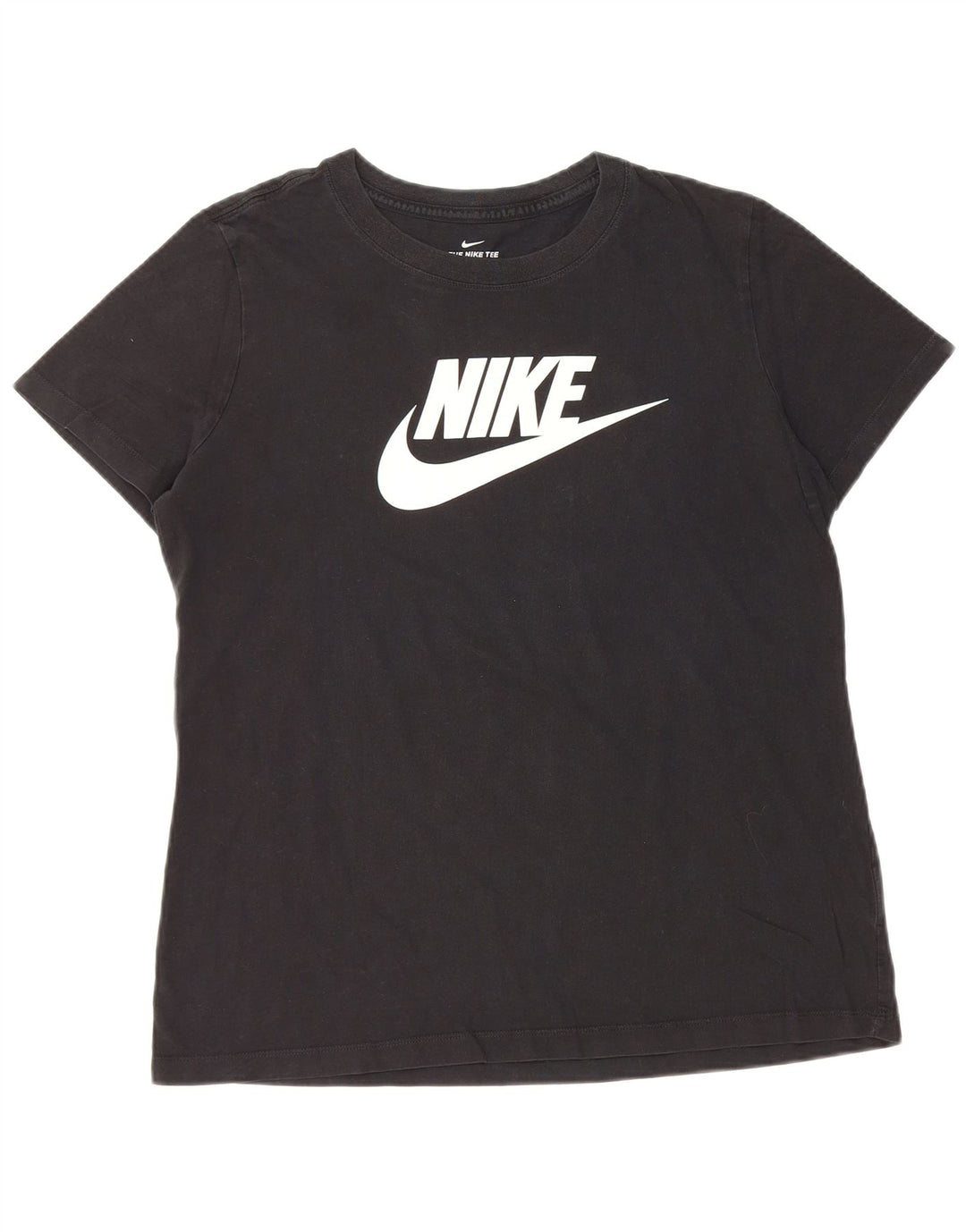 Camiseta feminina NIKE com estampa gráfica UK 16 grande preta