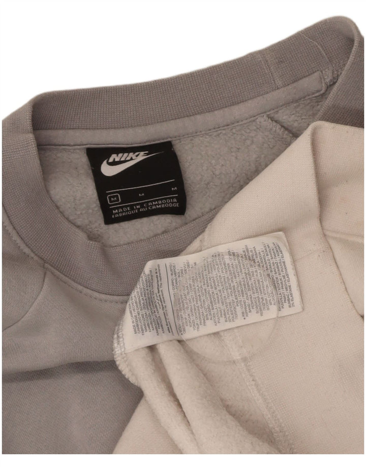 NIKE Womens Oversized Sweatshirt Jumper UK 14 Médio Multicolorido
