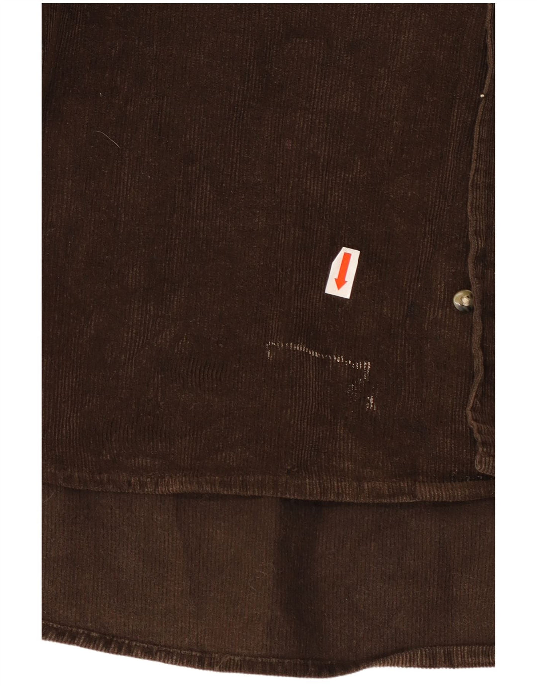 Camisa masculina de veludo CONTE OF FLORENCE 2XL algodão marrom