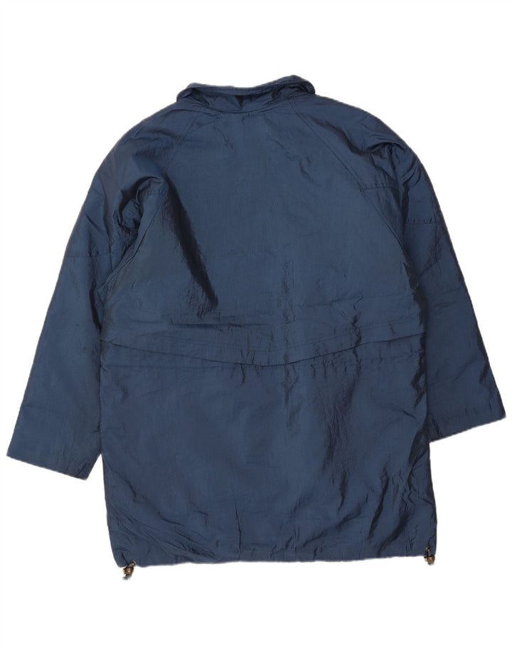 LONDON FOG Jaqueta corta-vento feminina grande Reino Unido 10 pequena azul marinho