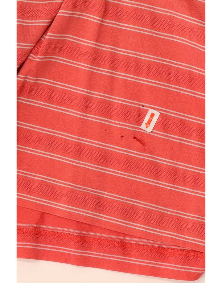 Camisa polo masculina Nike UK 42/44 grande listrada vermelha