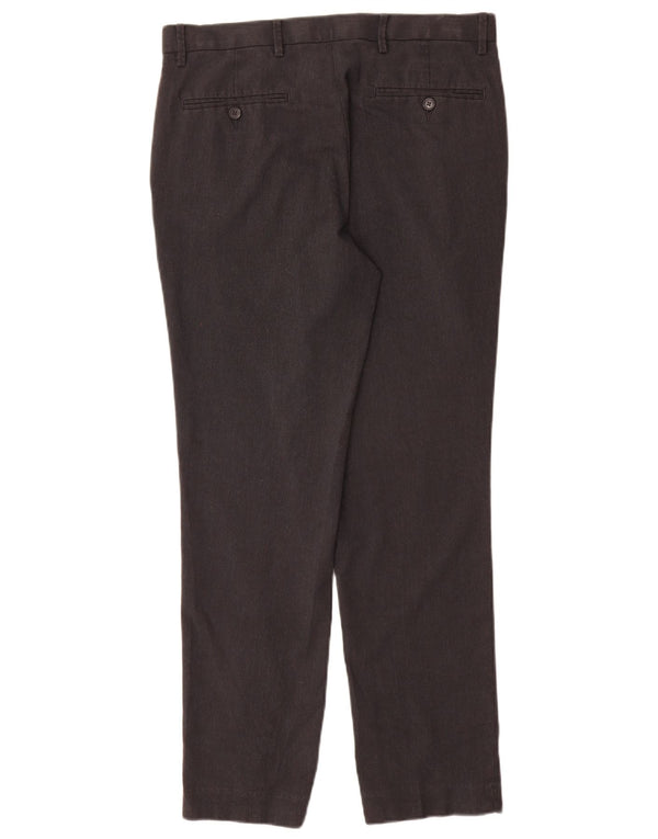 Calça masculina Marks & Spencer Slim Suit W32 L31 cinza poliéster