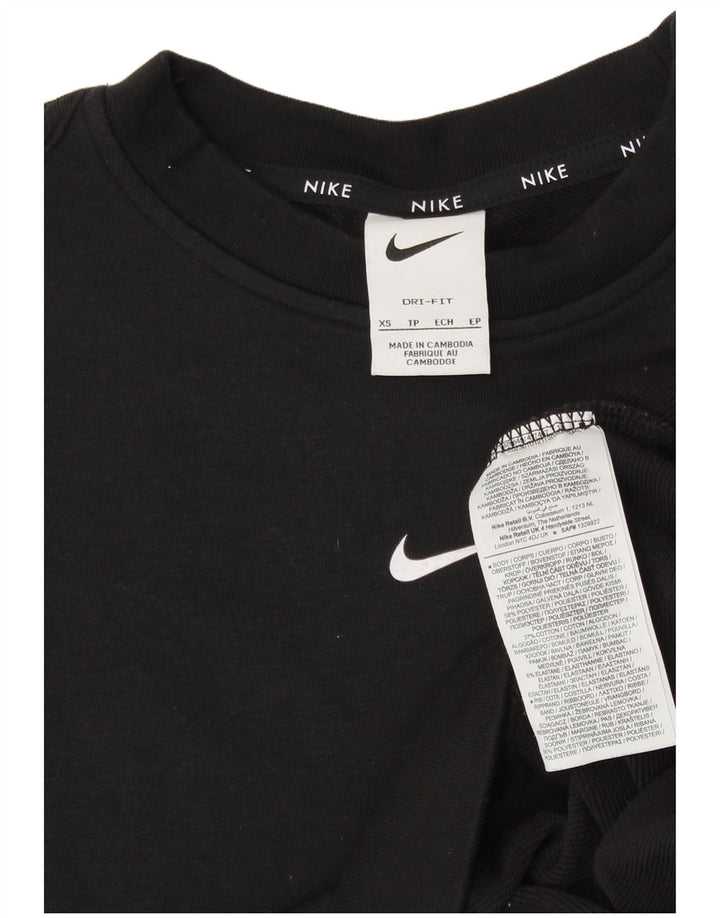 Moletom feminino NIKE UK 6 XS preto poliéster