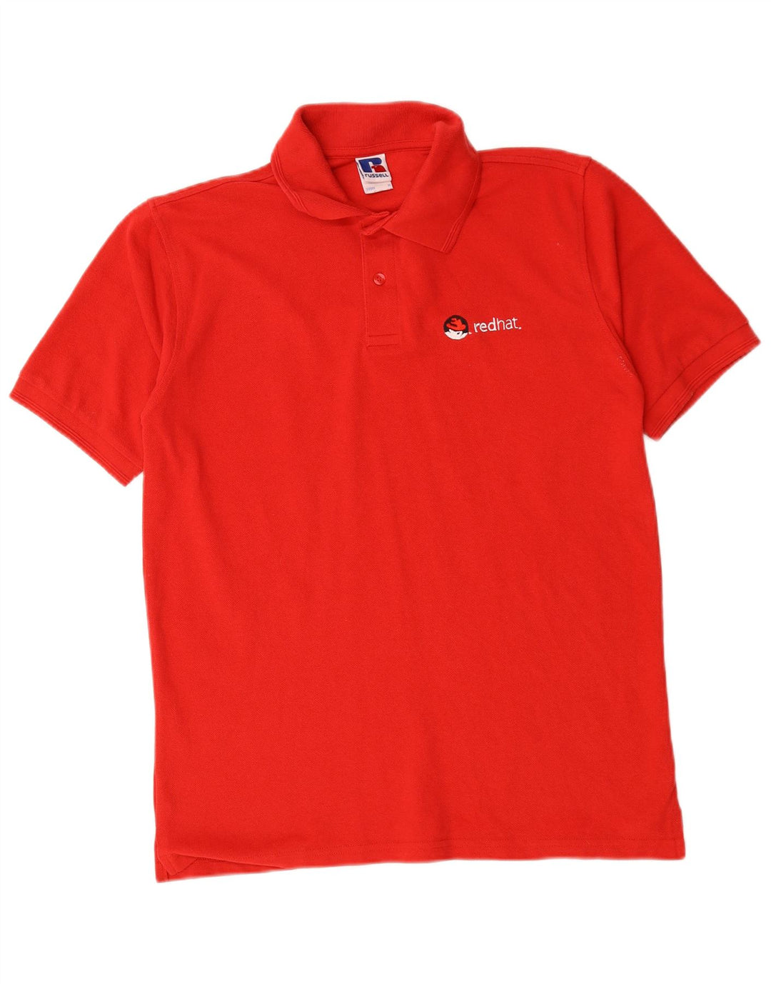 Camisa polo masculina Russell Athletic gráfico médio algodão vermelho