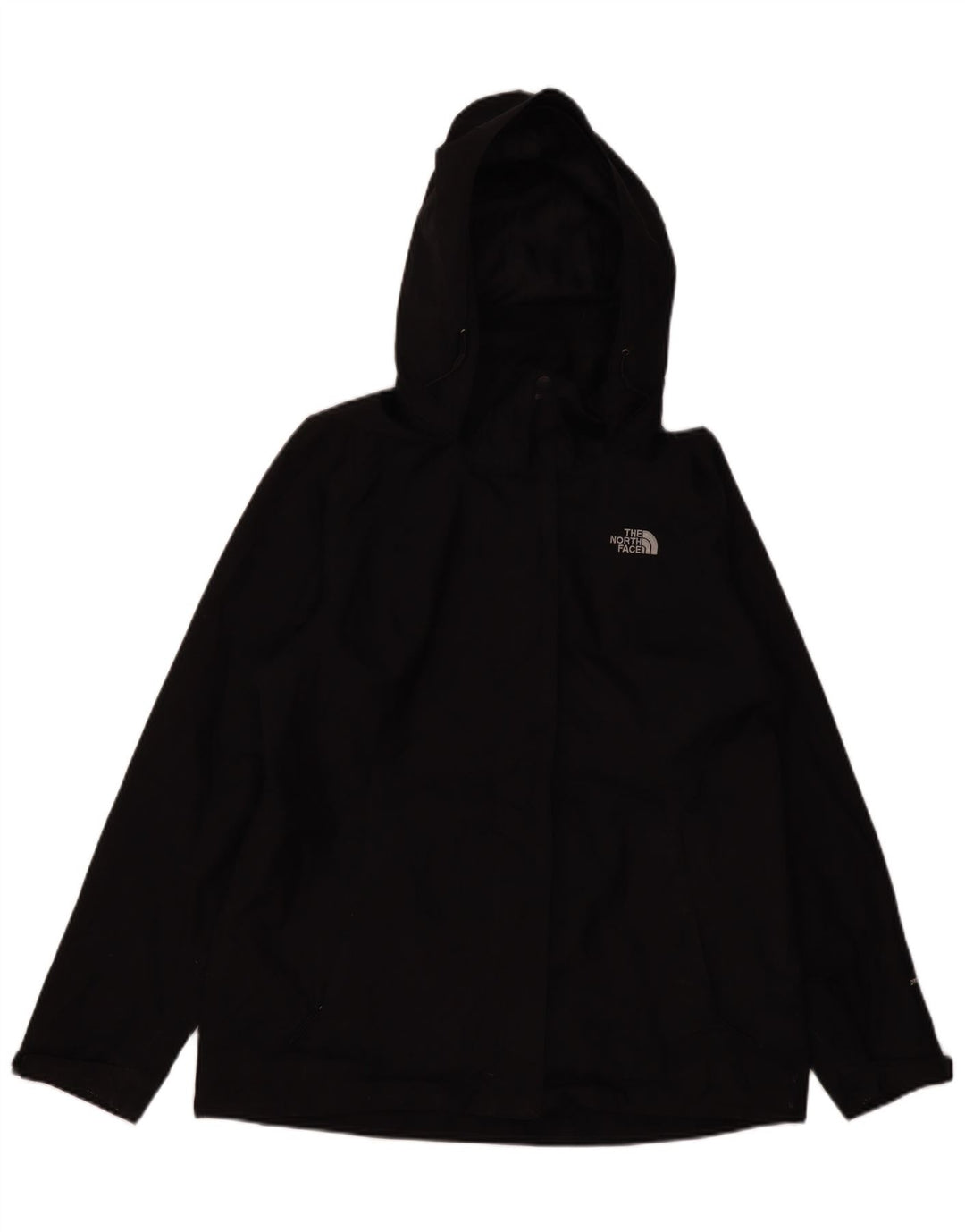 Jaqueta de chuva com capuz The North Face Womens Dryvent UK 16 grande preta