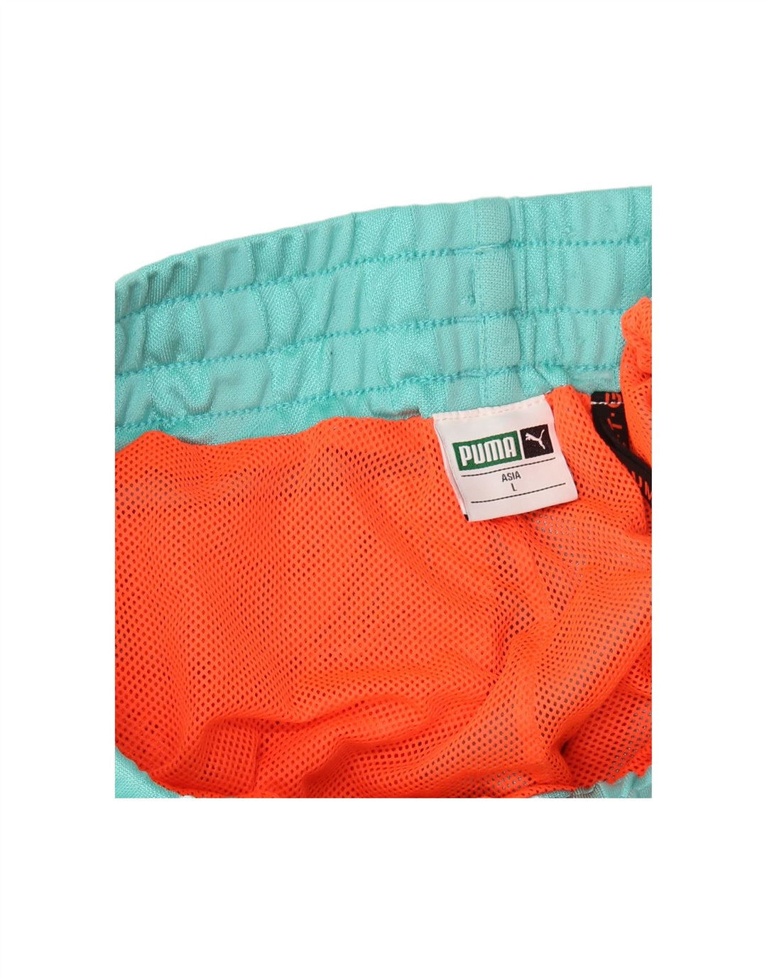 PUMA Womens Tracksuit Trousers Joggers UK 14 Medium Turquoise Colourblock Vintage Puma and Second-Hand Puma from Messina Hembry 