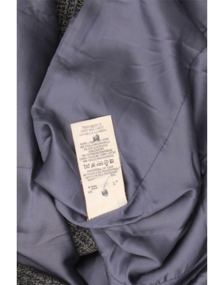 Jaqueta Blazer Feminina Marks & Spencer Standard Fit Reino Unido 14 Cinza Médio