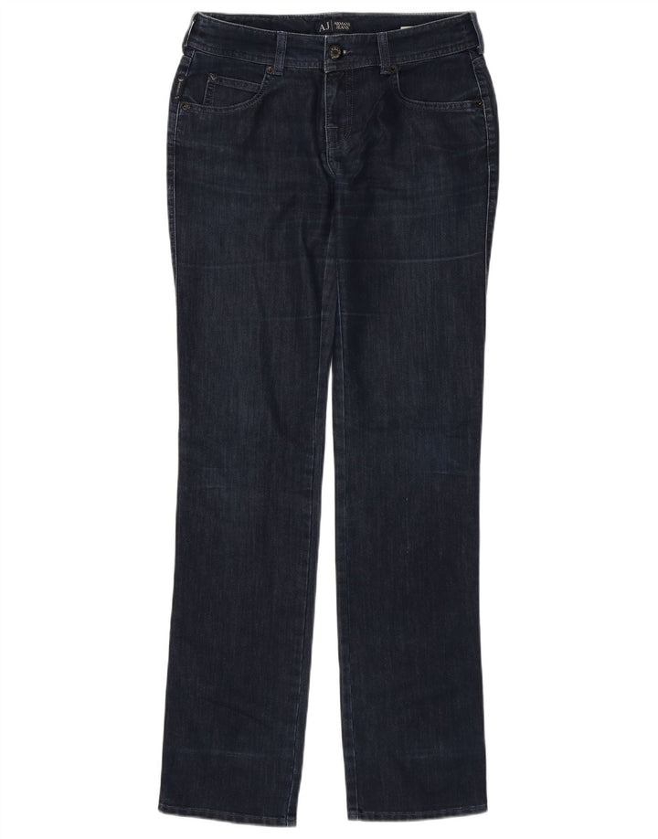 ARMANI Jeans retos femininos W28 L34 algodão azul