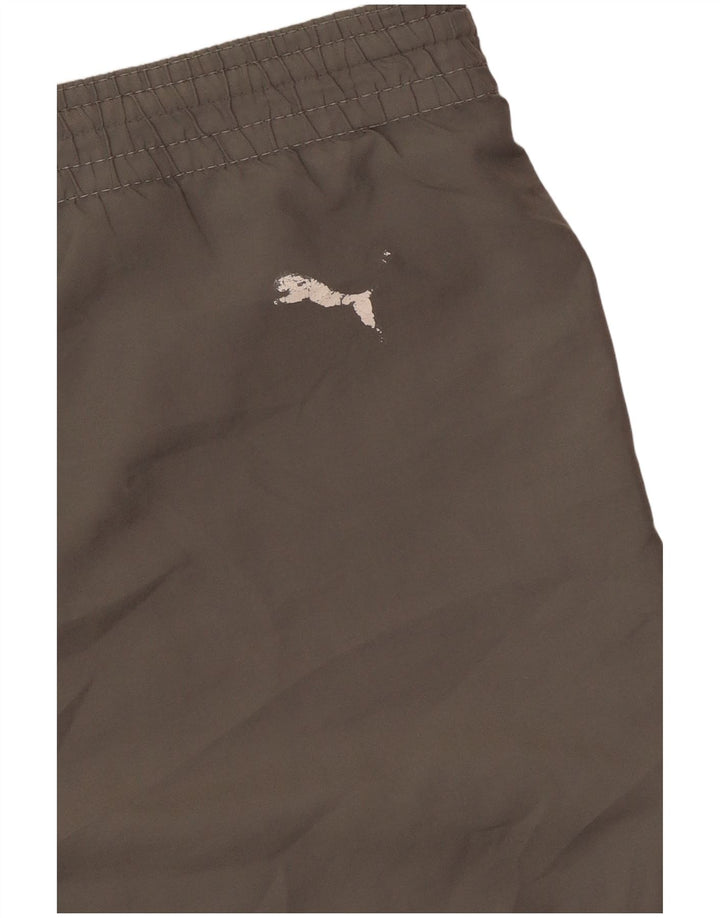 Shorts esportivos gráficos masculinos Puma grande poliéster cinza