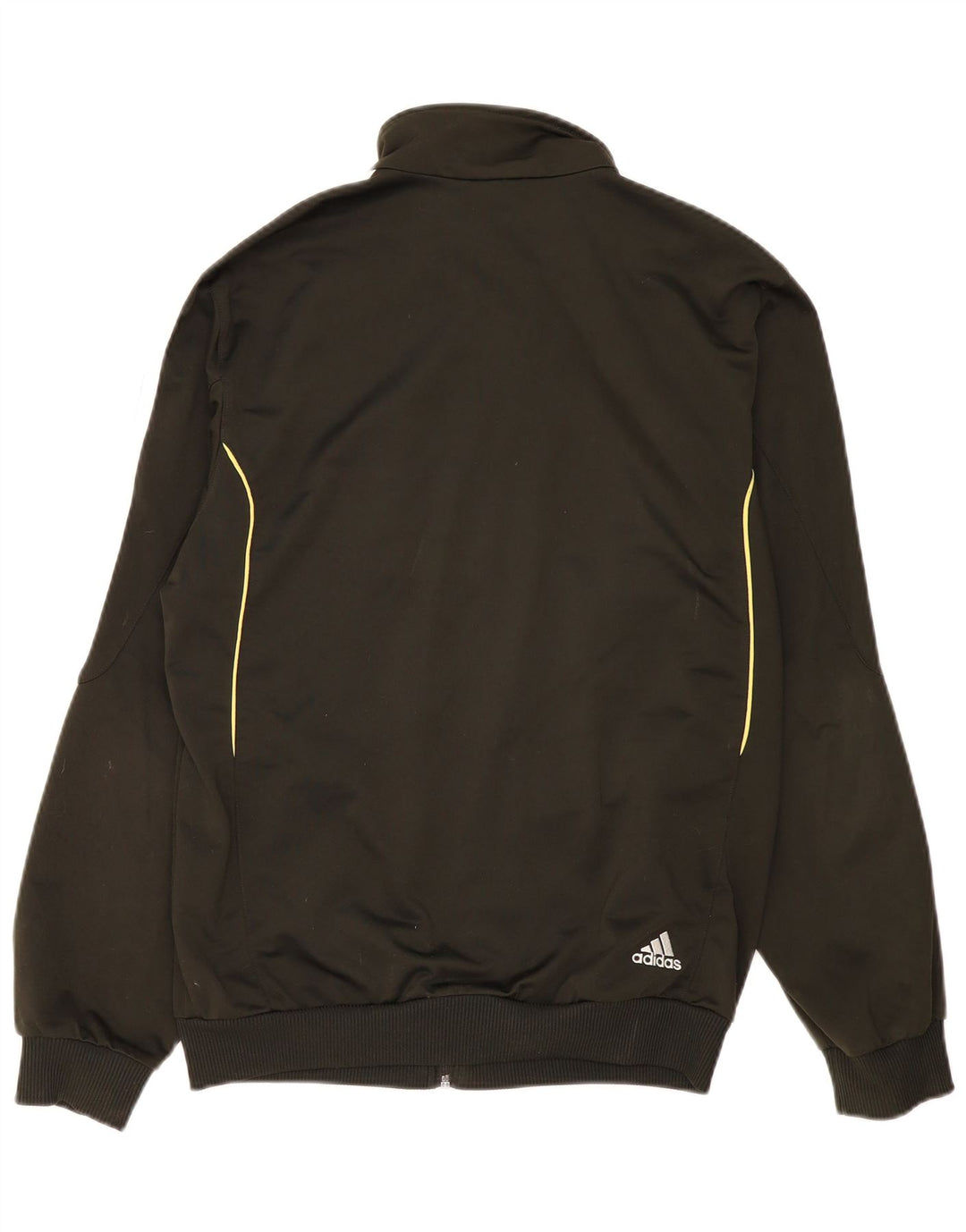 Adidas Mens Tracksuit Top Jacket Medium Khaki Colourblock Poliéster