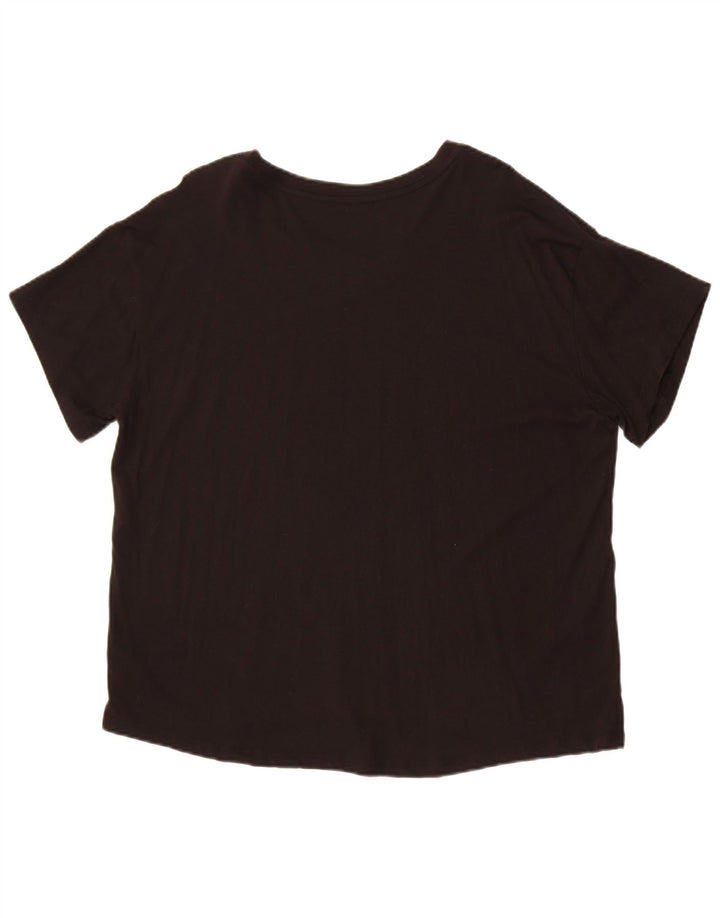 Camiseta gráfica masculina Reebok Top 2XL algodão preto