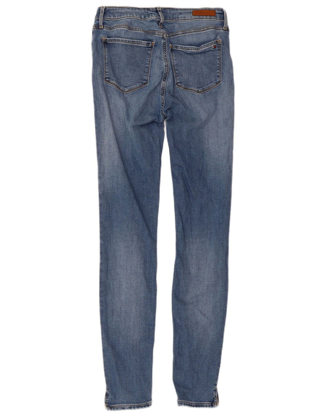 TOMMY HILFIGER Feminino Como Skinny Jeans W28 L29 Azul Algodão