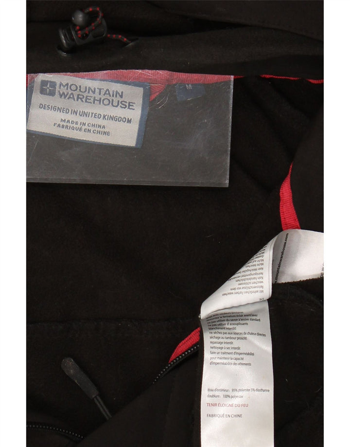 Jaqueta corta-vento masculina MOUNTAIN WAREHOUSE UK 38 poliéster preto médio