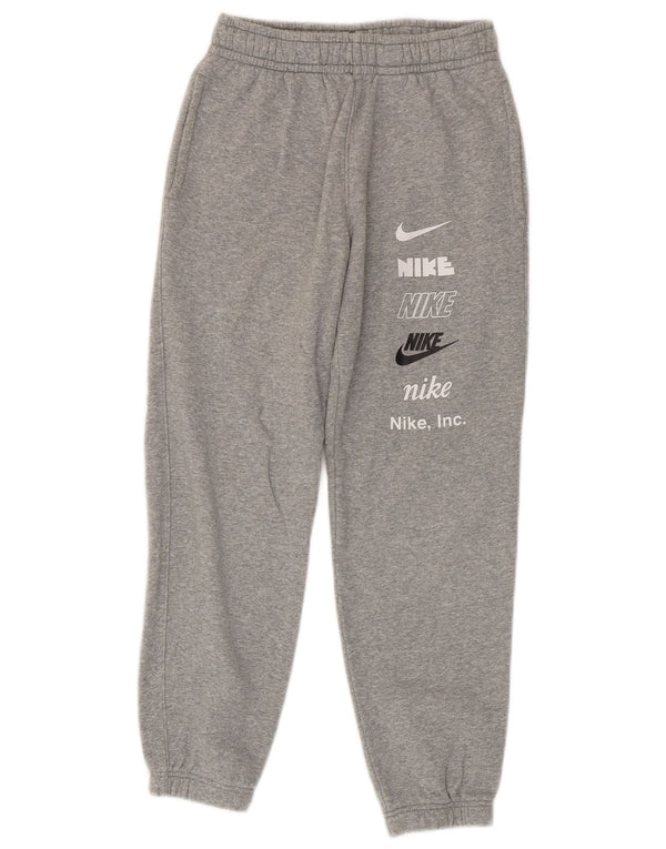 Calça esportiva Nike Boys Graphic Joggers 12-13 anos grande cinza manchado