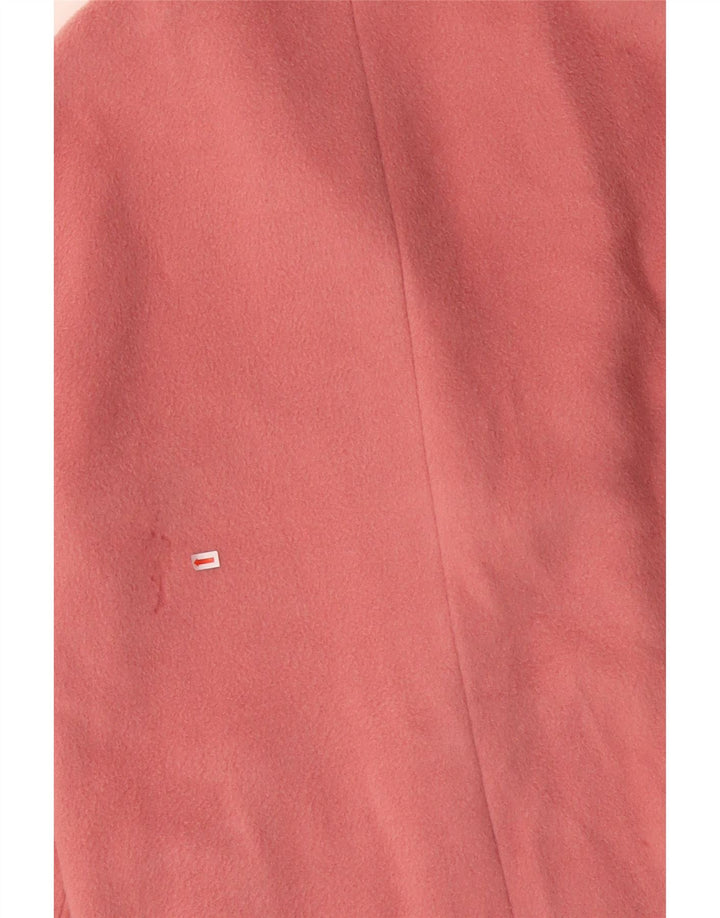 Sobretudo aberto grande feminino MINT VELVET UK 14 grande lã rosa