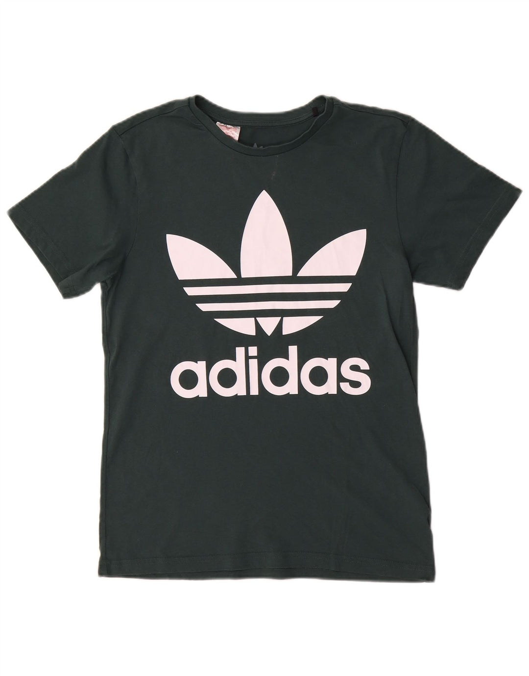 Camiseta Adidas Meninos Graphic Top 13-14 Anos Algodão Verde