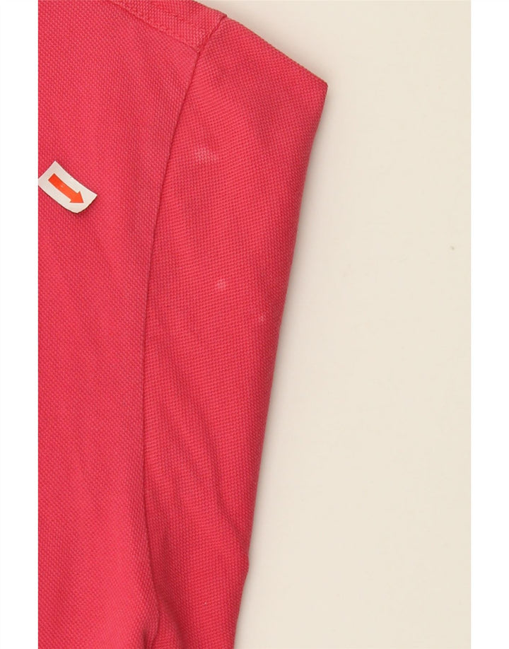 Camisa polo masculina DIADORA algodão rosa médio