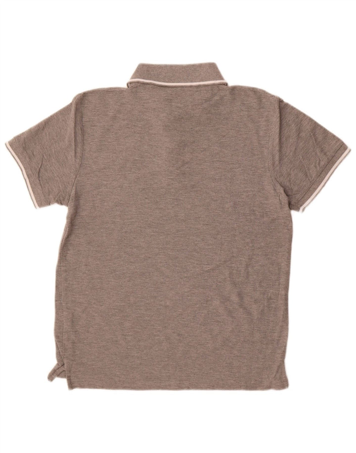 Camisa polo masculina clássica Carrera algodão cinza médio