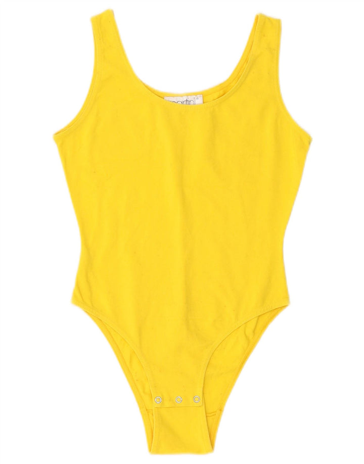 Body feminino vintage UK 6 XS amarelo
