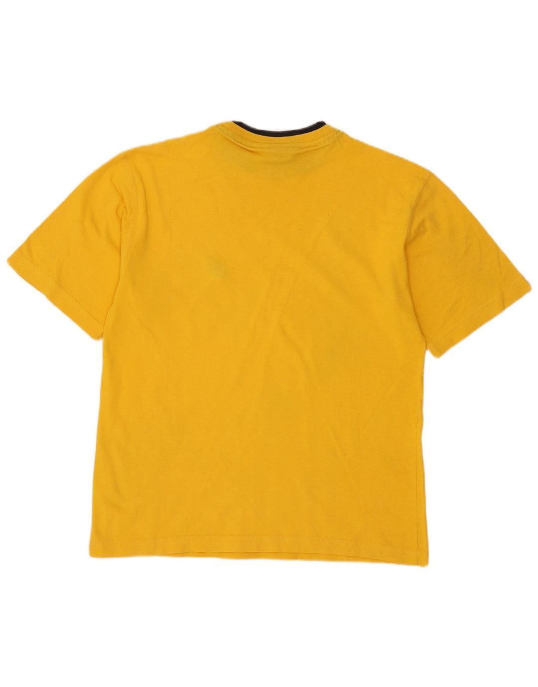 Camiseta Asics Meninos Top 11-12 Anos Algodão Amarelo