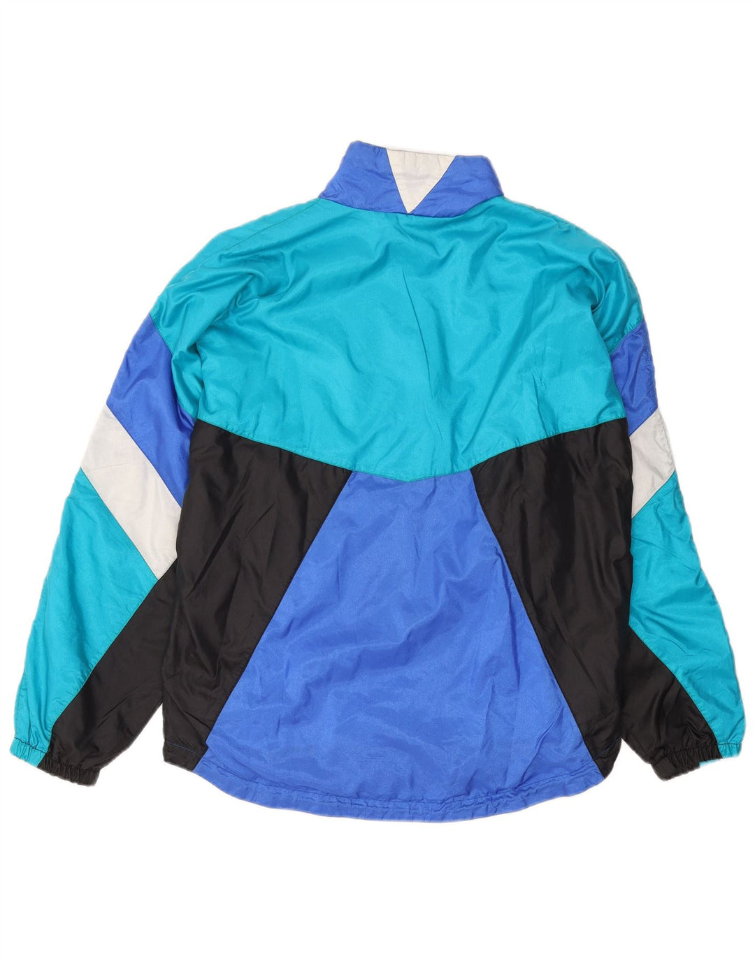 Fato de treino masculino Frank Shorter completo azul médio colorblock nylon