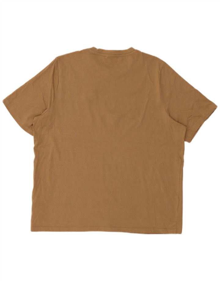 Camiseta masculina Puma Top 2XL algodão bege
