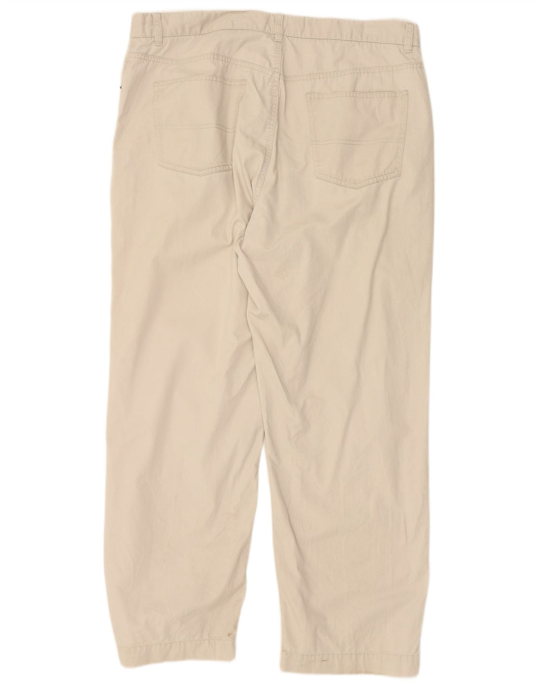 TOMMY HILFIGER Jeans reto masculino W36 L27 algodão bege