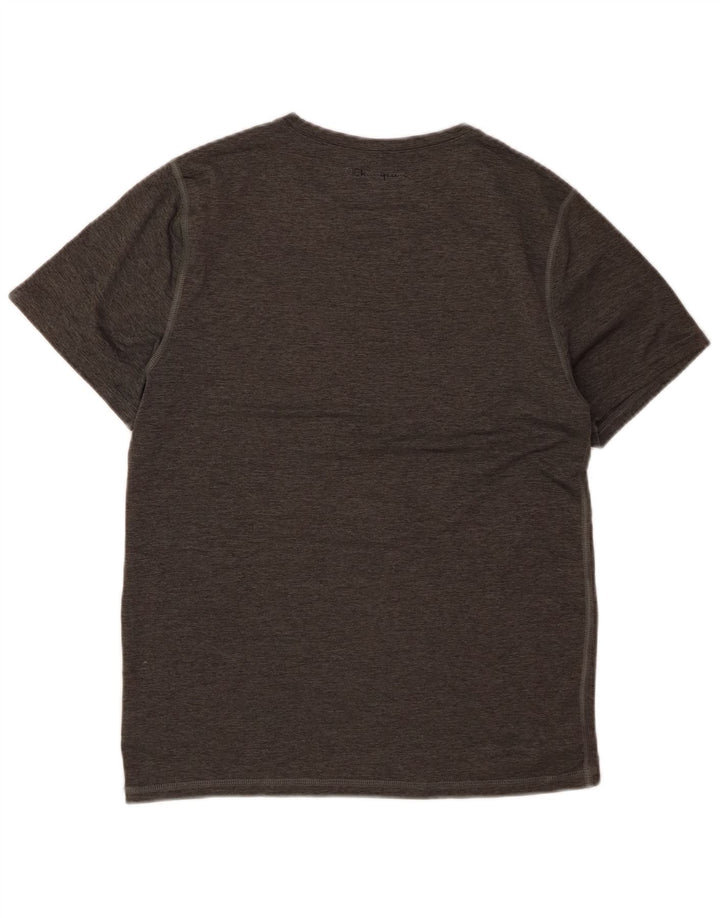 Camiseta masculina CHAMPION poliéster cinza médio