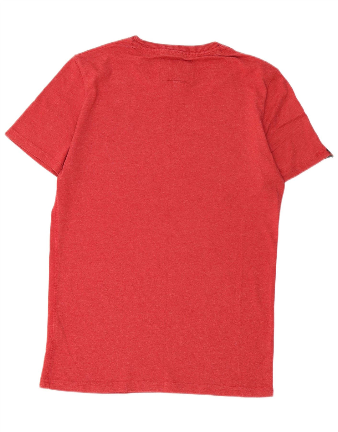 Camiseta masculina gráfica SUPERDRY Top médio algodão vermelho