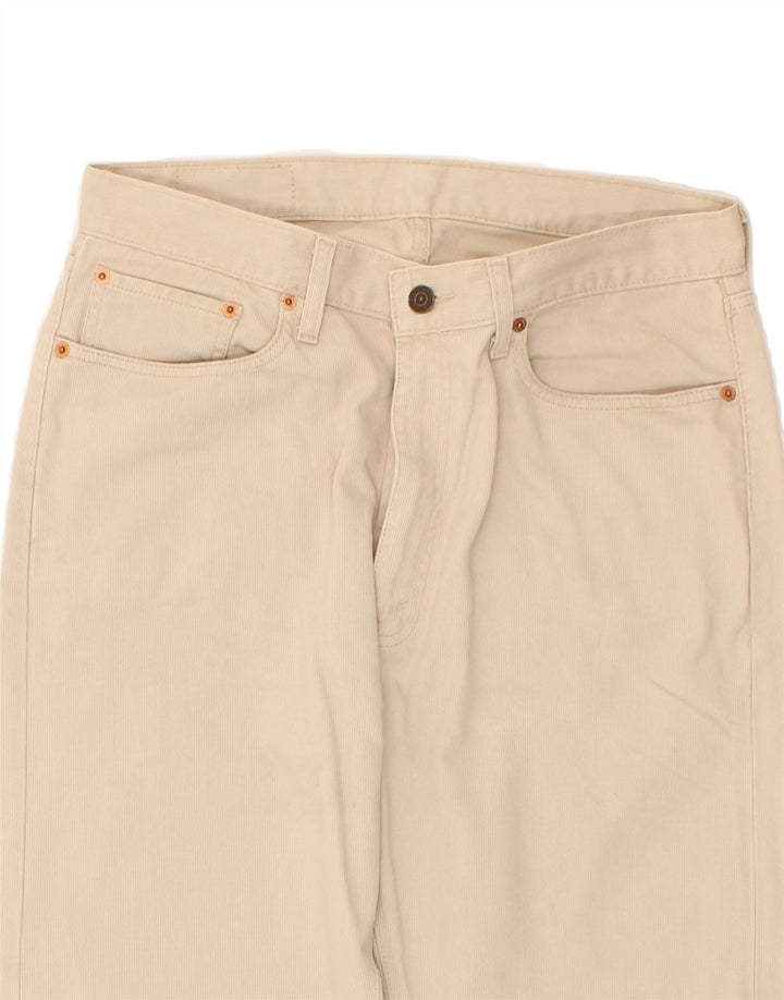 LEVI'S Womens 503 Straight Casual Trousers W34 L29 Beige Cotton | Vintage Levi's | Thrift | Second-Hand Levi's | Used Clothing | Messina Hembry 