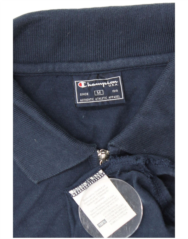 Camisa polo masculina CHAMPION médio algodão azul marinho